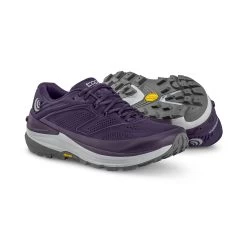 Topo Athletic Women's Ultraventure 2 Trail Running Shoe- Purple/Grey - Regular (B) -Shoe Zone Shop W043.Purple Grey 03 1