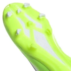ADIDAS Unisex X Crazyfast .3 Laceless FG Soccer Cleat - Cloud White / Core Black / Lucid Lemon- Regular (D) -Shoe Zone Shop X CRAZYFAST.3 LL FG White HQ4515 41 detail