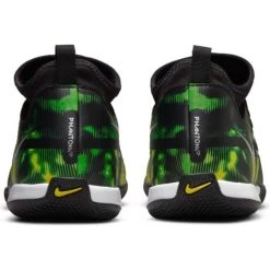 JR Nike Phantom GT2 DF SW IC Soccer Shoe - Black/Mtlc Platinum/Green Strike -Shoe Zone Shop dm0740 003 phcbh000