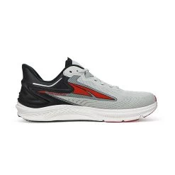 Altra Men's Torin 6 Running Shoe- Gray/Red - Regular (D)