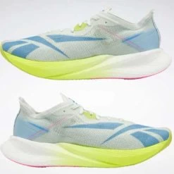 Reebok Men's Floatride Energy X Running Shoe - Opal Glow / Acid Yellow / Essential Blue- Regular (D) -Shoe Zone Shop floatride9