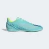 Unisex Adidas X Speedportal .4 IC Soccer Shoe - Clear Aqua/Powder Blue/Solar Yellow- Regular (D) -Shoe Zone Shop gw8502 slc ecom