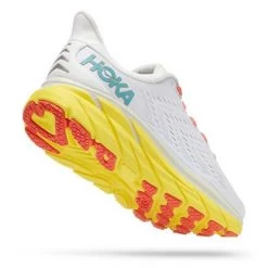 Hoka Men's Clifton 8 Running Shoe - Blanc De Blanc/Illuminating— Regular (D) -Shoe Zone Shop hoka heren clifton 8 1119393 bdbi 03
