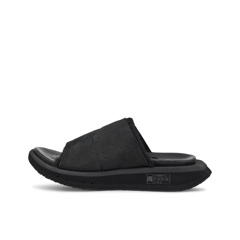 Women's KO-Z Slide Sandal - Black/Dark Grey- Regular (B) 4 Women's KO-Z Slide Sandal - Black/Dark Grey- Regular (B) - Image 2