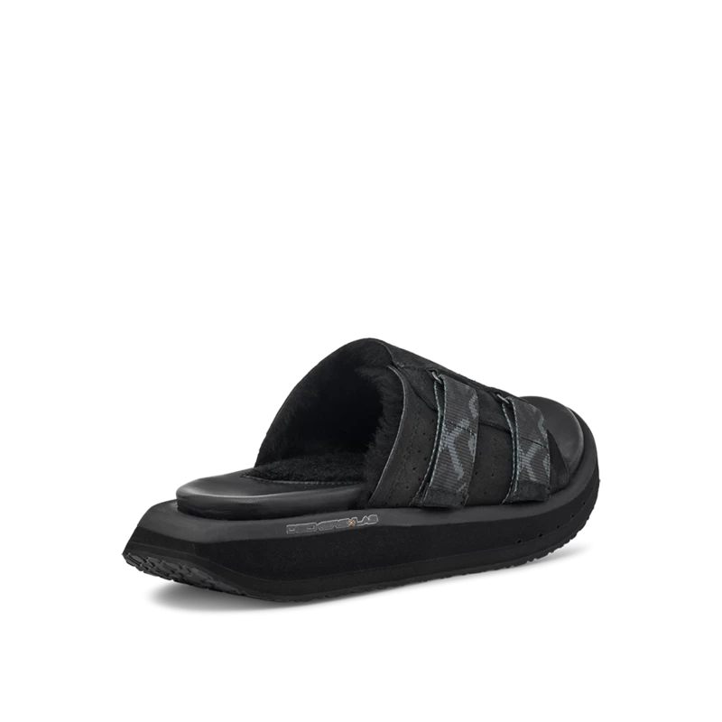 Women's KO-Z Slide Sandal - Black/Dark Grey- Regular (B) 6 Women's KO-Z Slide Sandal - Black/Dark Grey- Regular (B) - Image 4