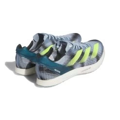 ADIDAS Unisex Adizero Avanti TYO Track Spike- Wonder Blue/Wonder Blue/Lucid Lemon - Regular (D) -Shoe Zone Shop z IE2774 standard back lateral top view 4oztsXOxbs